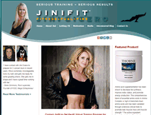 Tablet Screenshot of jinifit.com